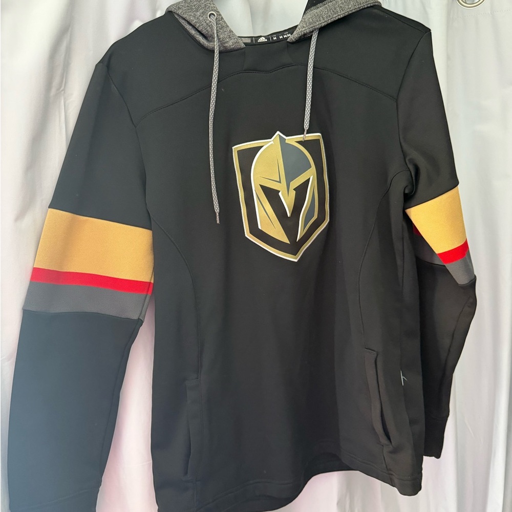 Vegas Golden Knights ADIDAS Black and Gold Hoodie